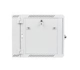 Lanberg rack cabinet 19" double-section wall-mount 9U / 600x600 for self-assembly (flat pack), grey