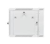 Lanberg rack cabinet 19” double-section wall-mount 9U / 600x600 for self-assembly (flat pack), grey