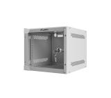Lanberg rack cabinet 10" wall-mount 4U / 280x310 for self-assembly (flat pack), grey