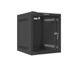 Lanberg rack cabinet 10" wall-mount 6U / 280x310 for self-assembly (flat pack), black