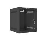 Lanberg rack cabinet 10” wall-mount 6U / 280x310 for self-assembly (flat pack), black