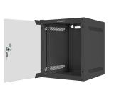 Lanberg rack cabinet 10” wall-mount 6U / 280x310 for self-assembly (flat pack), black