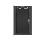 Lanberg rack cabinet 10” wall-mount 9U / 280x310 for self-assembly (flat pack), black