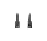 Lanberg SATA DATA III (6GB/S) F/F cable 30cm metal clips, black