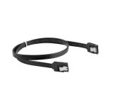 Lanberg SATA DATA III (6GB/S) F/F cable 30cm metal clips, black