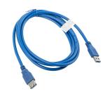 Lanberg extension cable USB 3.0 AM-AF, 1.8m, blue