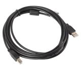 Lanberg USB-A (M) -> USB-B (M) 2.0 cable 3m, black ferrite