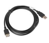 Lanberg extension cable USB 2.0 AM-AF, 1.8m, black