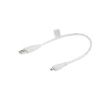 Lanberg USB MICRO-B (M)  ->  USB-A (M) 2.0 cable 0.3m, white