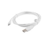 Lanberg USB MICRO-B (M)  ->  USB-A (M) 2.0 cable, 1.8m, white