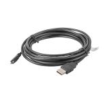 Lanberg USB MICRO-B (M)  ->  USB-A (M) 2.0 cable, 3m, black