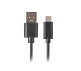 Lanberg USB-C(M) ->  USB-A (M) 2.0 cable 0.5m, black