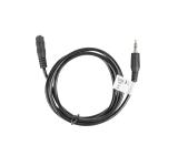 Lanberg extension cable mini jack 3.5mm M/F 3 pin 1.5m, black