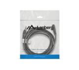 Lanberg extension cable mini jack 3.5mm M/F 3 pin 3m, black