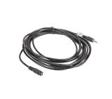 Lanberg cable stereo mini jack (M) -> mini jack (F) 5m, black