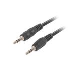 Lanberg mini jack 3.5mm M/M 3 pin cable 1.2m, black