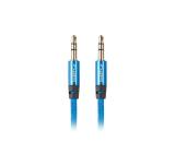 Lanberg mini jack 3.5mm M/M 3 pin cable 2m, blue premium