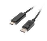 Lanberg display port (M) V1.1 -> HDMI (M) cable 1m, black