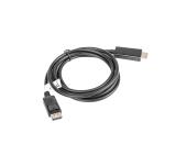 Lanberg display port (M) V1.1 -> HDMI (M) cable 3m, black