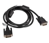 Lanberg DVI-D (M) (24+1)-> DVI-D (M) (24+1) cable 1.8m, dual link, black