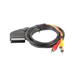 Lanberg cable SCART (EURO)-RCA x3 1.8m