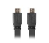 Lanberg HDMI M/M V2.0 cable 0.5m, 4K flat, black