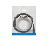 Lanberg extension power supply cable IEC 320 C13 -> C14 1.8m VDE, black