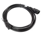 Lanberg extension power supply cable IEC 320 C13 -> C14 3m VDE, black