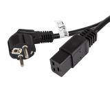 Lanberg CEE 7/7 -> IEC 320 C19 power cord 16A 1.8m VDE, black