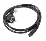 Lanberg CEE 7/7 (MICKEY) -> IEC 320 C5 power cord 1.8m VDE, black