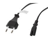 Lanberg CEE 7/16 -> IEC 320 C7 EURO (RADIO) power cord 1.8m, black