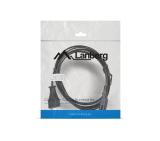 Lanberg CEE 7/16 -> IEC 320 C7 EURO (RADIO) power cord 1.8m, black