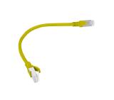 Lanberg patch cord CAT.5E 0.25m, yellow