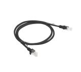 Lanberg patch cord CAT.5E 1m, black