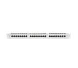 Lanberg patch panel 24 port 1U CAT.5E shielded, grey