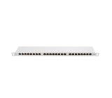 Lanberg patch panel 24 port 0.5U CAT.6 shielded, grey