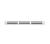 Lanberg patch panel 24 port 1U CAT.6 shielded, grey