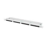 Lanberg patch panel 24 port 0.5U CAT.5E, grey