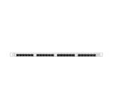 Lanberg patch panel 24 port 0.5U CAT.5E, grey