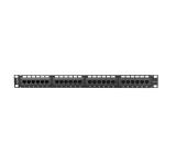 Lanberg patch panel 24 port 1U CAT.5E, black