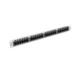 Lanberg patch panel 24 port 1U CAT.5E, grey