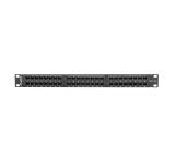 Lanberg patch panel 48 port 1U CAT.5E, black