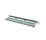 Lanberg patch panel 48 port 1U CAT.5E, grey