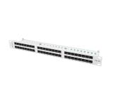 Lanberg patch panel 48 port 1U CAT.5E, grey