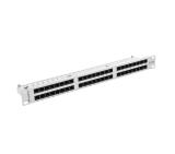 Lanberg patch panel 48 port 1U CAT.5E, grey