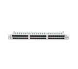 Lanberg patch panel 48 port 1U CAT.5E, grey