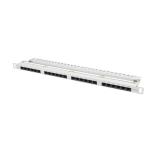 Lanberg patch panel 24 port 0.5U CAT.6, grey