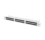 Lanberg patch panel 48 port 1U CAT.6, grey