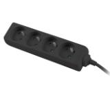 Lanberg power strip 1m, 4 sockets,s for UPS system