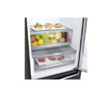 LG GBB72MCEFN, Refrigerator, Bottom Freezer, Inverter Linear Compressor, 384l (277/107), 595x2030x682, LINEARCooling, DoorCooling+, SmartThinQ, Energy Efficiency D, Black